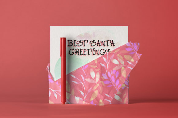 Best Santa Greetings: The Handwritten Font for Festive Branding