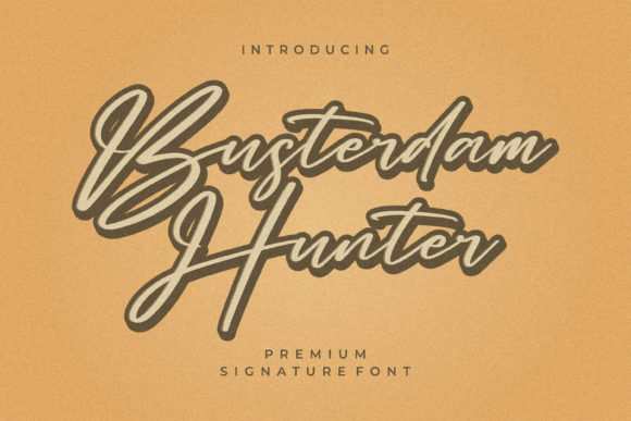 Busterdam Hunter: A Script Font for Modern Web Design