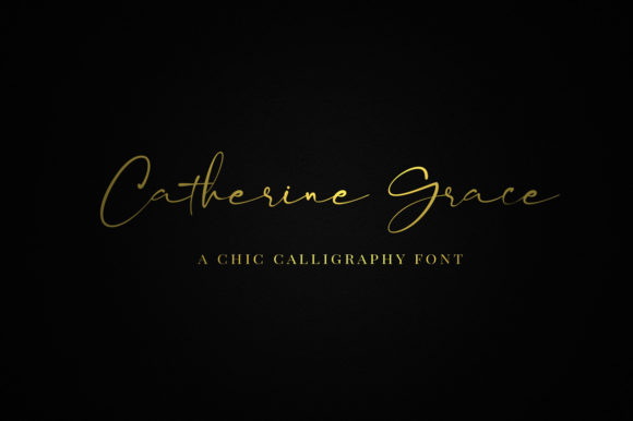 Catherine Grace: A Handwritten Script Font for Polished Brand Identity