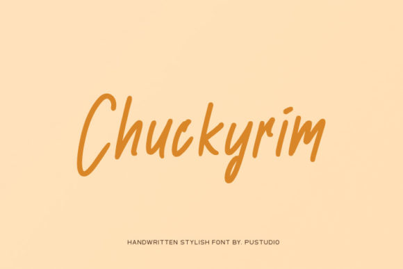 Chuckyrim: The Handwritten Typeface That Brings Clarity to Campaigns