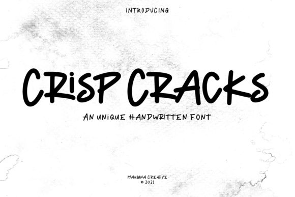 Crisp Cracks Typeface: A Handmade Seller’s Guide to Quirky Script Design