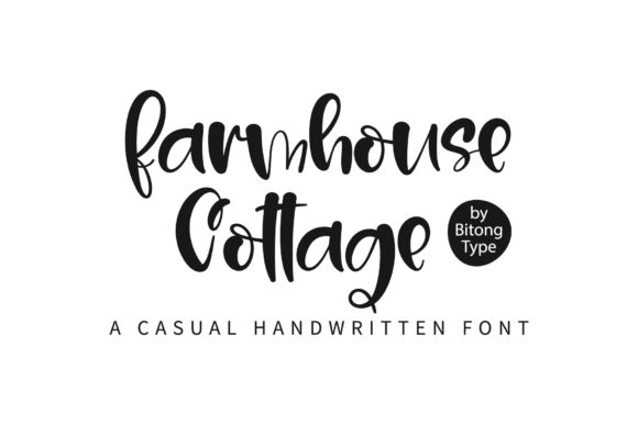 Farmhouse Cottage: A Handwritten Font for Authentic Web Design