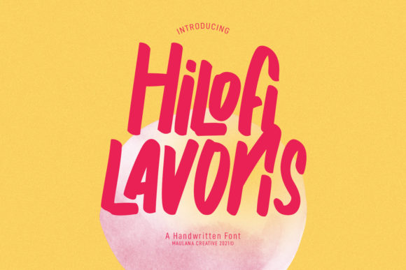 Hilofi Lavoris: The Handwritten Script Font for Bold Campaigns