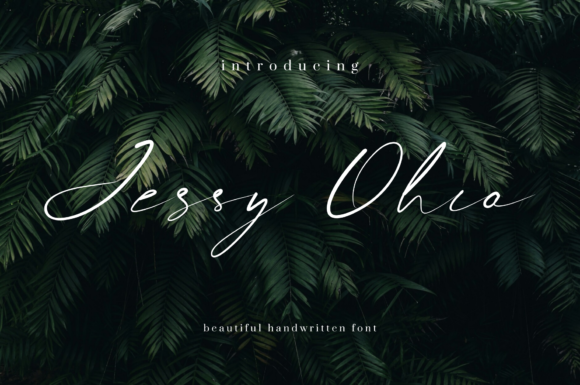 Jessy Ohio: The Handwritten Script Font for Timeless Craft Branding