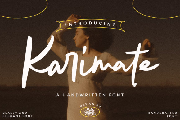Karimate: A Refined Script Font for Editorial Design