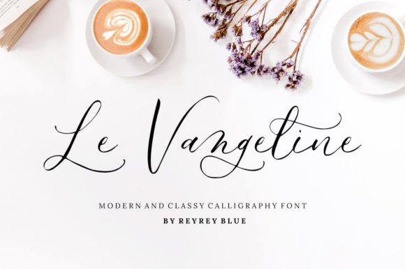 Le Vangeline: The Handwritten Script Font for Polished Brand Identity