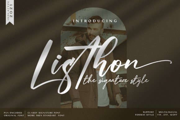Listhon: A Timeless Handwritten Font for Modern Campaigns