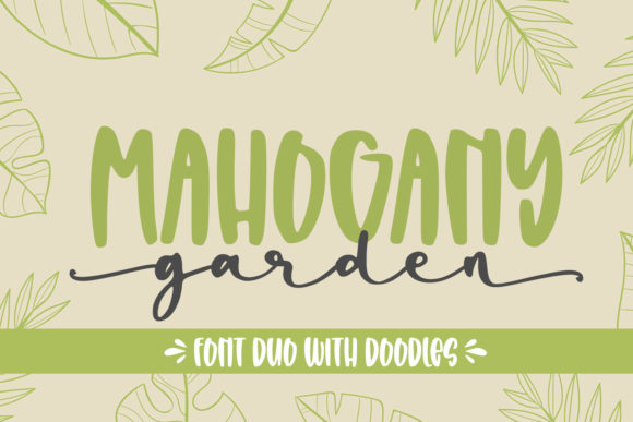 Mahogany Garden: A Script Font for Chic Web Design