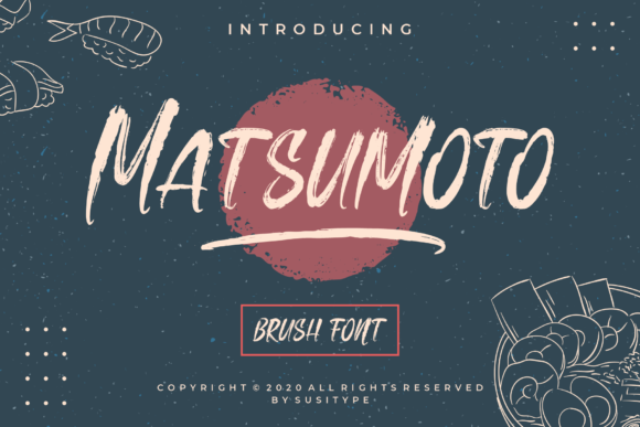 Matsumoto: A Brush Script Font for Editorial Design