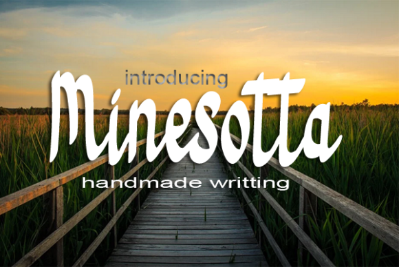 Minesotta: The Handwritten Script Font for Authentic Brand Identity