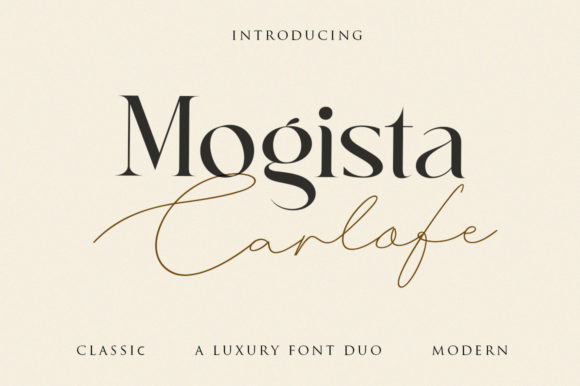 Mogista Carlofe: The Serif Script Duo for Clearer Campaign Design
