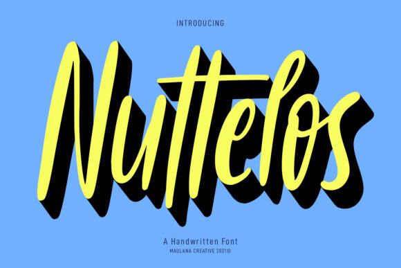 Nuttelos: A Relaxed Handwritten Typeface for Modern Digital Design