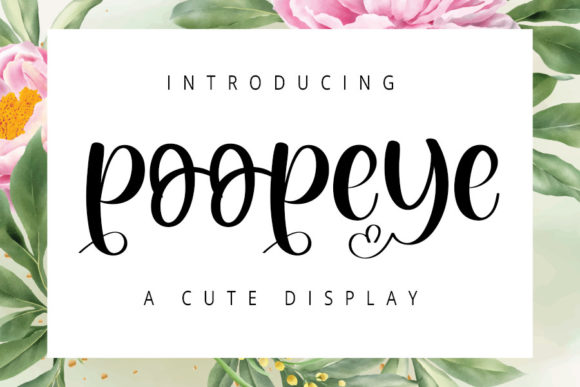 Poopeye Font Review: Adding Playful Personality to Campaign Graphics