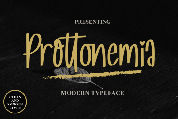 Prottonemia: A Handwritten Script Font for Editorial Design