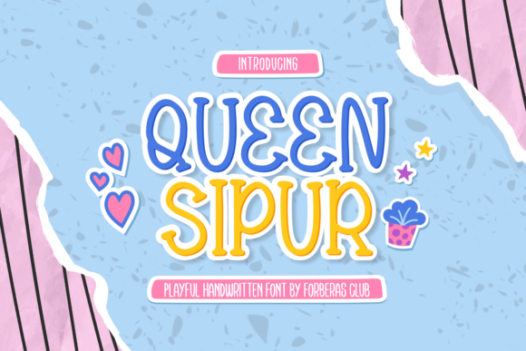 Queen Sipur: A Playful Script Font for Engaging Social Campaigns