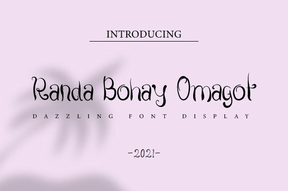 Randa Bohay Omagot: A Whimsical Script Font for Editorial Design
