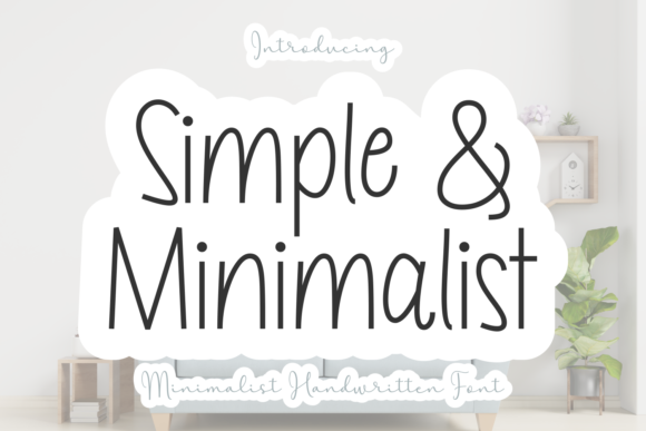 Simple and Minimalist: A Handwritten Font for Clean Editorial Design