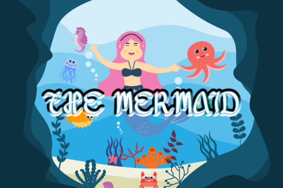 The Mermaid: A Sweet Handwritten Font for Authentic Brand Identity