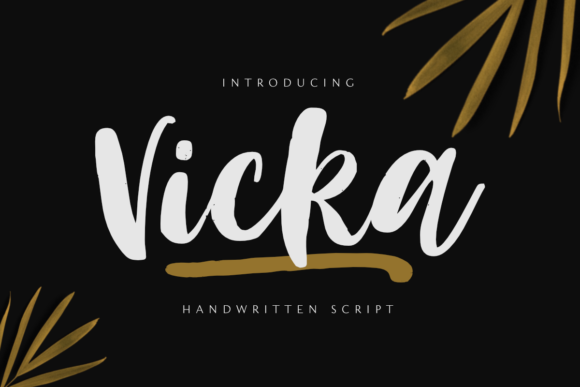 Vicka: The Handwritten Script Font for Artisan Branding
