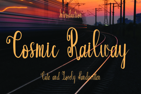 Why Cosmic Railway Is the Perfect Script Font for Branding