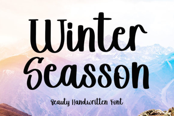 Winter Seasson: A Timeless Handwritten Font for Brand Identity