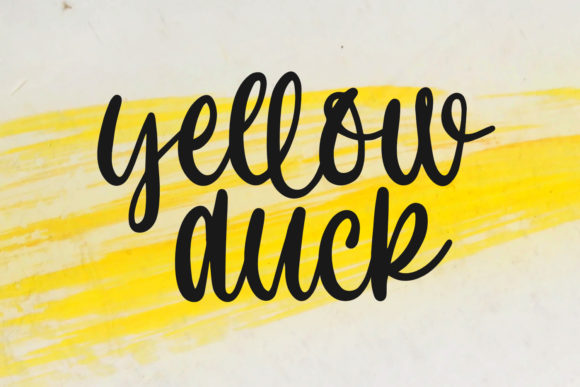 Yellow Duck Font Review: Adding a Friendly Touch to Small Business Branding